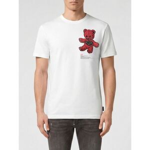 Philipp Plein Men Philipp Plein Slim Fit Teddy Bear Print Cotton T-Shirt